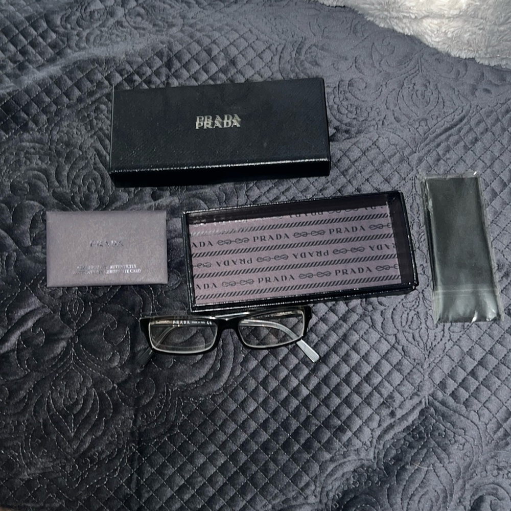 Prada Glasses +box and lenses rag